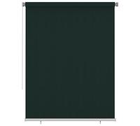 vidaXL Outdoor Roller Blind 185(W) x230(H) cm Dark Green HDPE
