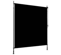 vidaXL Outdoor Roller Blind 200x270cm Anthracite Vertical Screen Porch Shade