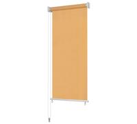 vidaXL Outdoor Roller Blind 60x140 cm Beige Window Shade Office Curtain Set