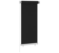 vidaXL Outdoor Roller Blind 60x140 cm Black Patio Home Window Shade Treatments