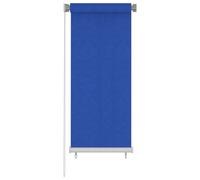 vidaXL Outdoor Roller Blind 60x140 cm Blue HDPE Patio Window Shade Treatment