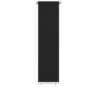 vidaXL Outdoor Roller Blind 60x230 cm Black HDPE