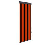 vidaXL Outdoor Roller Blind 60x250 cm Orange and Brown UK HOT