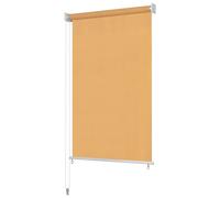 vidaXL Outdoor Roller Blind 80x140 cm Beige Window Shade Office Curtain Set