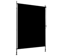 vidaXL Outdoor Roller Blind Privacy Screen Porch Shade Balcony Pergola Shade Vertical Roller Shade Window Treatments 150x270cm Anthracite