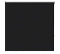 vidaXL Outdoor Roller Blind UV Protection Black 140 x 230 cm
