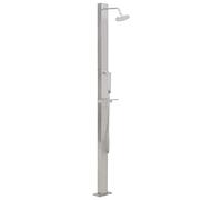 vidaXL Outdoor Shower Stainless Steel Straight