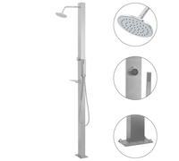 vidaXL Outdoor Shower Stainless Steel Straight UK HOT