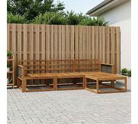 vidaXL Outdoor Sofa Set 4 pcs Natural Solid Acacia Wood