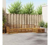vidaXL Outdoor Sofa Set 5 pcs Natural