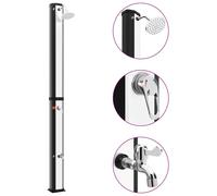 vidaXL Outdoor Solar Shower with Shower Head and Faucet 35 L