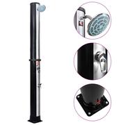 vidaXL Outdoor Solar Shower with Shower Head and Faucet 35 L Showering Stand