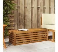 vidaXL Outdoor Stool Bench Natural 115 x 43 x 37 cm Solid Acacia Wood