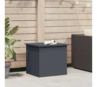 vidaXL Outdoor Storage Box Anthracite 55 x 50.5 x 50 cm Steel