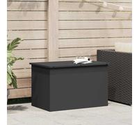 vidaXL Outdoor Storage Box Black 80 x 50.5 x 50 cm Steel