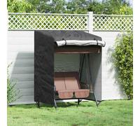 vidaXL Outdoor Swing Cover Black 120 x 90 x 155 cm 600D Oxford Fbric