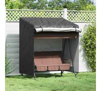 vidaXL Outdoor Swing Cover Black 155 x 95 x 165 cm 210D Oxford Fabric