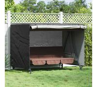 vidaXL Outdoor Swing Cover Black 220 x 150 x 150 cm 600D Oxford Fbric
