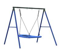 vidaXL Outdoor Swing Set with Nest Swing Garden Play Swing Seat Kids Swing Set