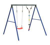vidaXL Outdoor Swing Set with Swing and Disc Swing Play Swing Kids Swing Set