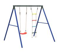 vidaXL Outdoor Swing Set with Swing and Ladder Play Swing Seat Kids Swing Set