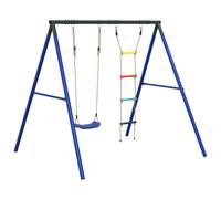 vidaXL Outdoor Swing Set with Swing and Ladder Play Swing Seat Kids Swing Set