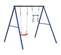vidaXL Outdoor Swing Set with Swing and Trapeze Play Swing Kids Swing Set