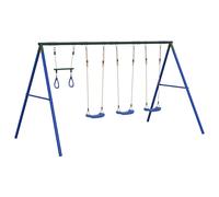 vidaXL Outdoor Swing Set with Swings and Trapeze Play Swing Kids Swing Set