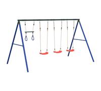 vidaXL Outdoor Swing Set with Swings and Trapeze Play Swing Kids Swing Set