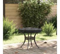vidaXL Outdoor Table Cover Black 82 x 82 x 10 cm 420D fabric