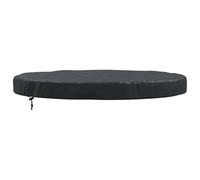 vidaXL Outdoor Table Cover, Garden Furniture Cover, Heavy Duty Patio Protector, Round Shield, Waterproof Patio Cover, Waterproof Winding