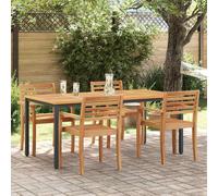 Outdoor Tables Solid acacia wood Garden Patio Furniture Surfaces Dining vidaXL