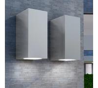 vidaXL Outdoor Up and Down Wall Lights 2 pcs