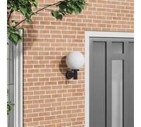 vidaXL Outdoor Wall Light Black 28 x 25 x 38 cm