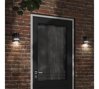 vidaXL Outdoor Wall Light Black Die-cast Aluminium