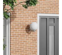 vidaXL Outdoor Wall Light Silver 29 x 25 x 33 cm