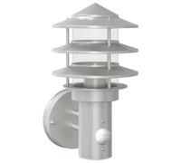 (silver, 1 pcs/ with sensor) vidaXL Outdoor Wall Light with Sensor Porch Wall Lamp Silver Stainless Steel