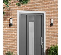 Outdoor Wall Light Stainless Steel and Plastic Lighting Modern Pathway vidaXL