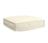 vidaXL outdoor water-resistant square cushion - 60x60 cm cream - stain-resistant polyester stuffing