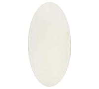 vidaXL Oval Area Rug - Cream Wool Carpet for Living Room/Bedroom/Dining - 100 x 200 cm