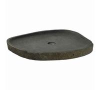 vidaXL Oval River Stone Basin (55-65) x (40-50) x 6 cm