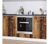 Kitchen Hanging Cabinet Old Wood 60 x 46 x 81.5cm Engineered Wood Wall Storage-