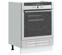 vidaXL Oven Cabinet Kalmar Grey Sonoma Engineered Wood