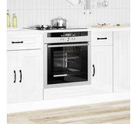 vidaXL Oven Cabinet Kalmar High Gloss White Engineered Wood
