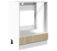 vidaXL Oven Cabinet Kitchen Microwave Oven Stand Sonoma Oak Engineered Wood