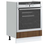 vidaXL Oven Cabinet Lucca Brown Oak Engineered Wood