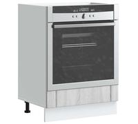 vidaXL Oven Cabinet Lucca Grey Sonoma Engineered Wood