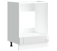 vidaXL Oven Cabinet Lucca High Gloss White Engineered Wood oven unit