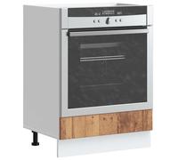 vidaXL Oven Cabinet Lucca Old Wood Engineered Wood