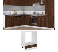 (brown oak) vidaXL Kitchen Cabinet Home Storage Shelf Organiser Cupboard Engineered Wood